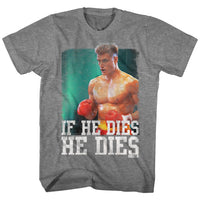 Thumbnail for ROCKY-DIES DISTRESSED-GRAPHITE HEATHER ADULT S/S TSHIRT