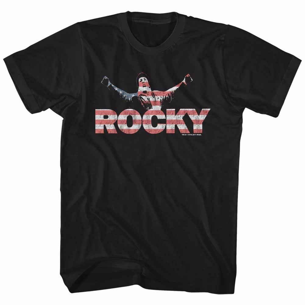ROCKY-CLASSIC ROCK-BLACK ADULT S/S TSHIRT