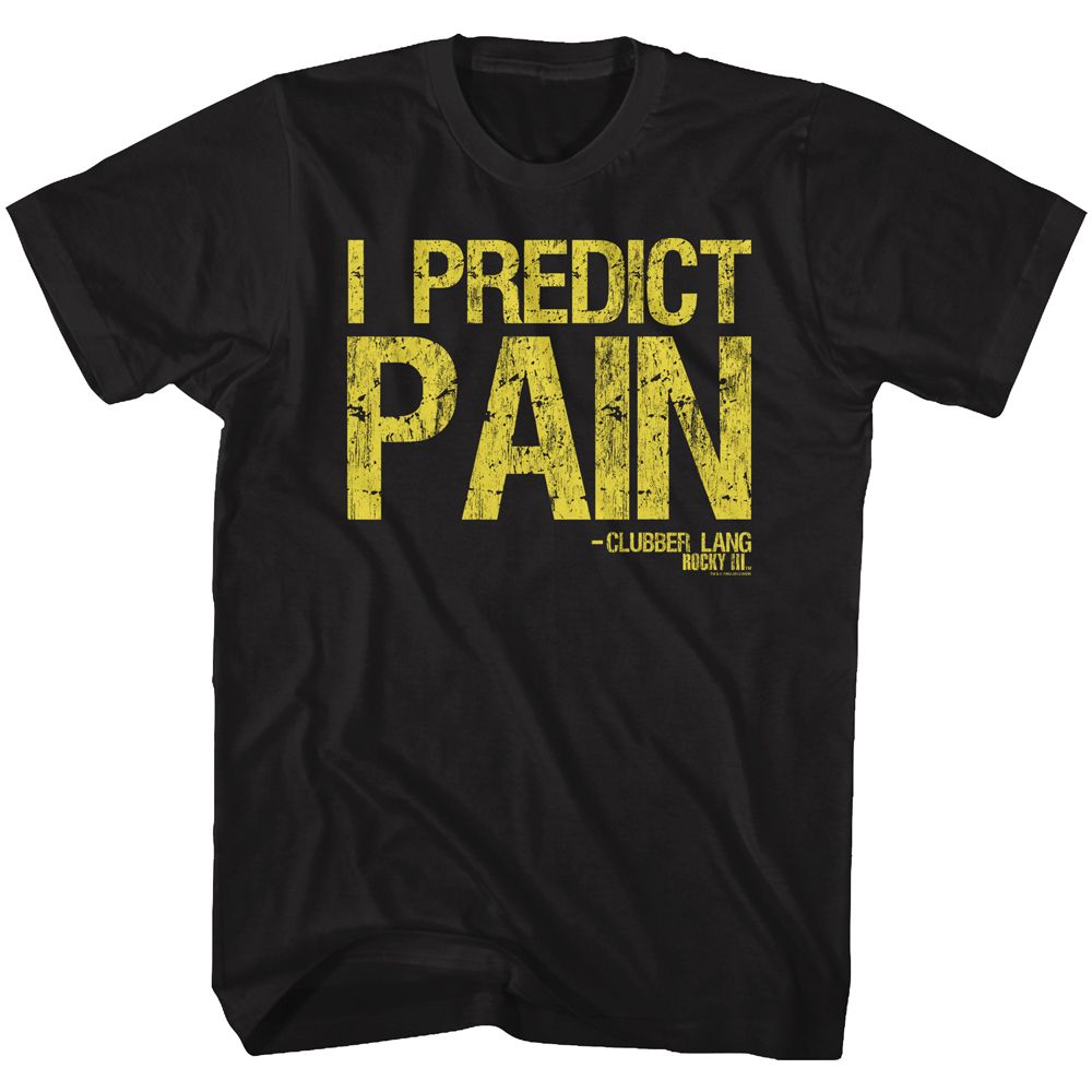 ROCKY-T PAIN-BLACK ADULT S/S TSHIRT