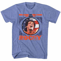 Thumbnail for ROCKY-BLUEBERRY STROKE-LIGHT BLUE HEATHER ADULT S/S TSHIRT