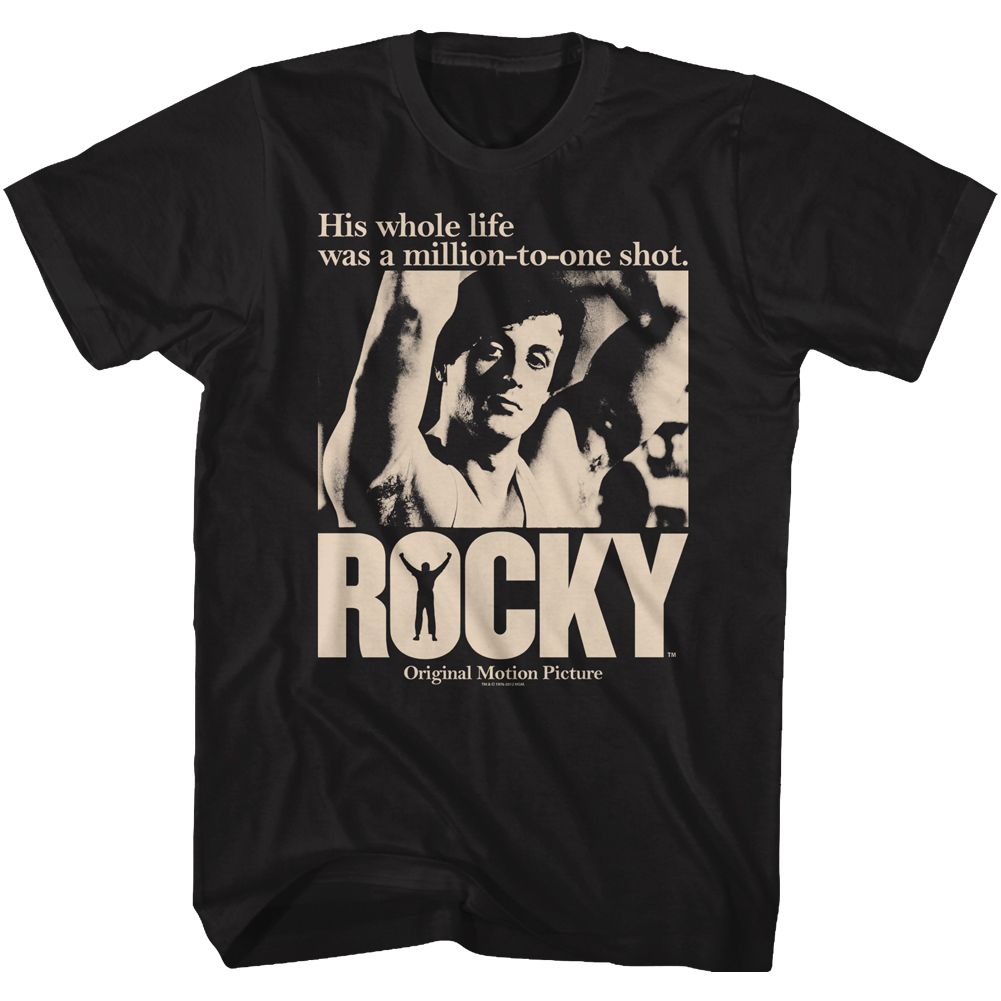ROCKY-GREASED LIGHTNING-BLACK ADULT S/S TSHIRT