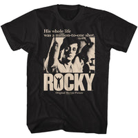 Thumbnail for ROCKY-GREASED LIGHTNING-BLACK ADULT S/S TSHIRT