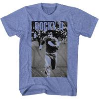 Thumbnail for ROCKY-RUNNING AND RUNNING-LIGHT BLUE HEATHER ADULT S/S TSHIRT