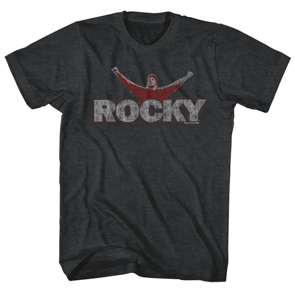 ROCKY-ITS ROCKY-BLACK HEATHER ADULT S/S TSHIRT