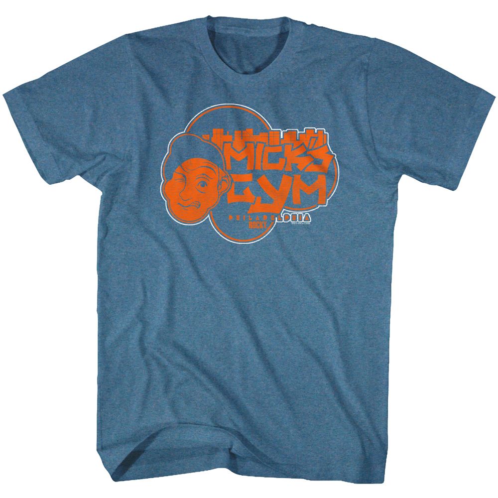 ROCKY-STREET FIGHTER 2-INDIGO HEATHER ADULT S/S TSHIRT