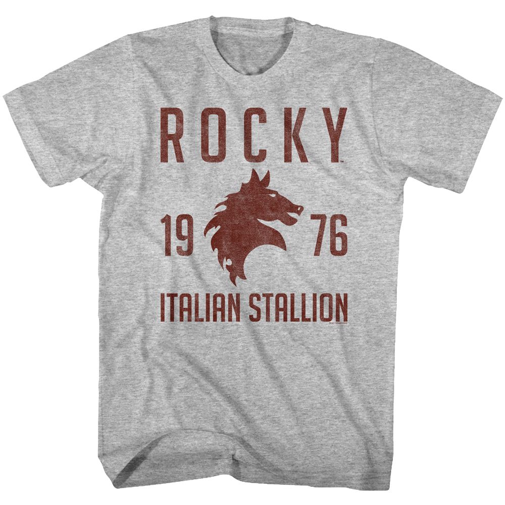 ROCKY-VINTAGE 1976-GRAY HEATHER ADULT S/S TSHIRT