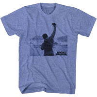 Thumbnail for ROCKY-BALBOA VICTORY-LIGHT BLUE HEATHER ADULT S/S TSHIRT