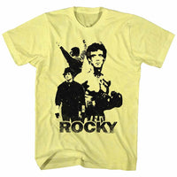 Thumbnail for ROCKY-3 STALLIONS-YELLOW HEATHER ADULT S/S TSHIRT
