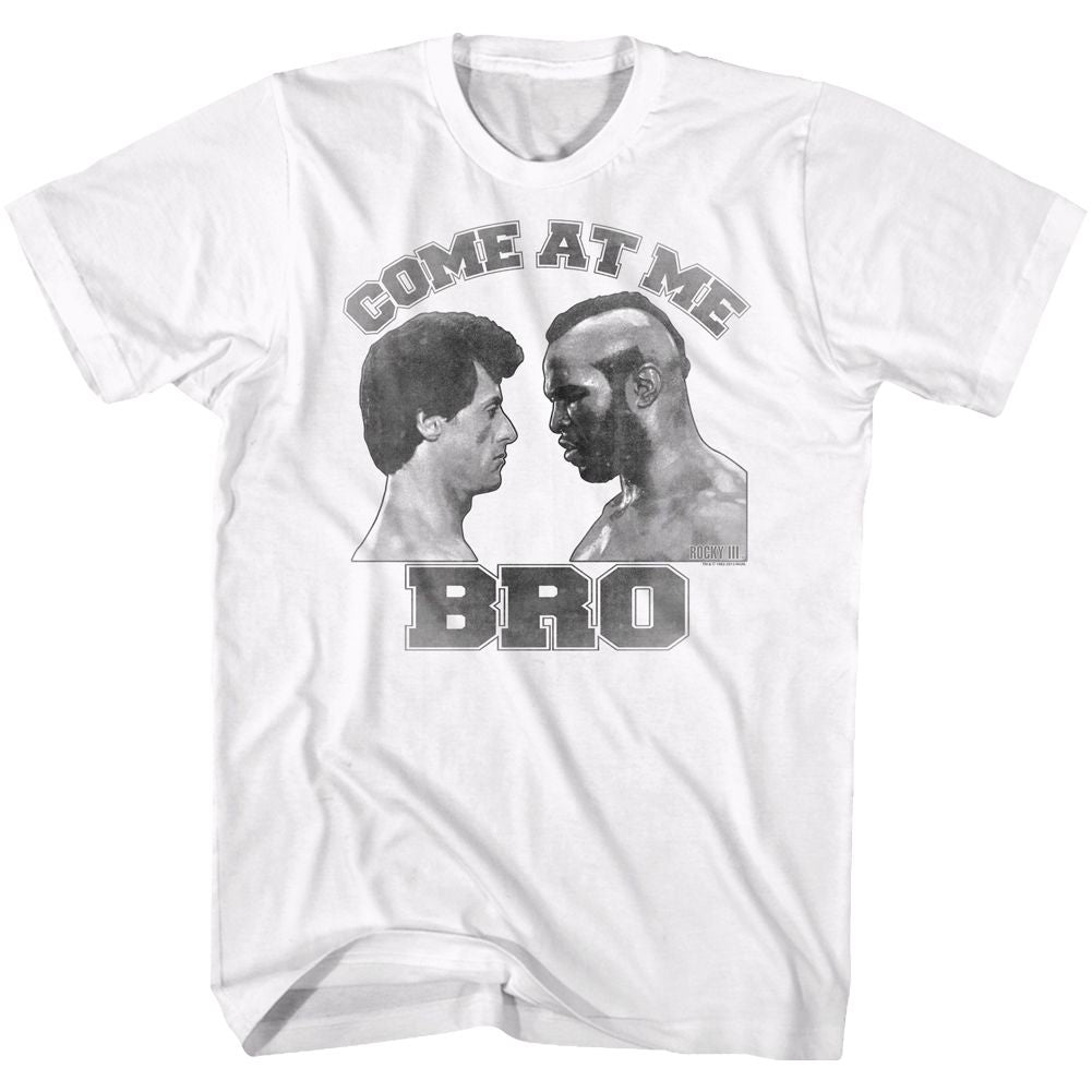 ROCKY-COME AT ME-WHITE ADULT S/S TSHIRT