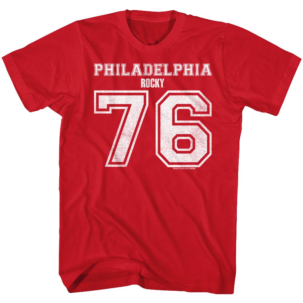 ROCKY-SEVENTY SIX-RED HEATHER ADULT S/S TSHIRT