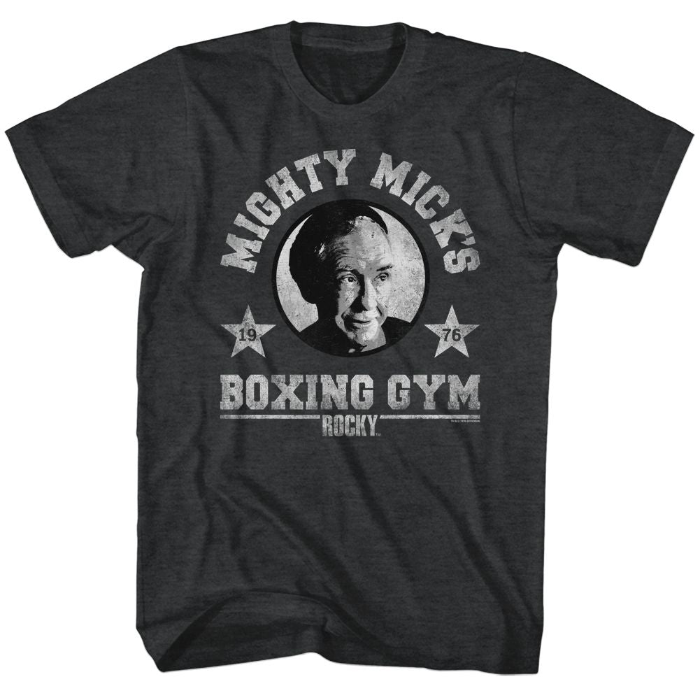 ROCKY-MIGHTY MICK-BLACK HEATHER ADULT S/S TSHIRT