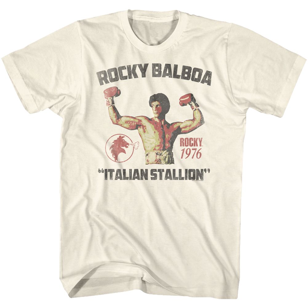 ROCKY-STALLION-NATURAL ADULT S/S TSHIRT