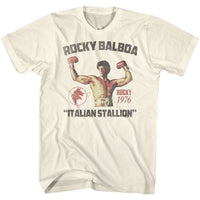 Thumbnail for ROCKY-STALLION-NATURAL ADULT S/S TSHIRT