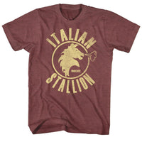Thumbnail for ROCKY-STALLION-VINTAGE MAROON HEATHER ADULT S/S TSHIRT