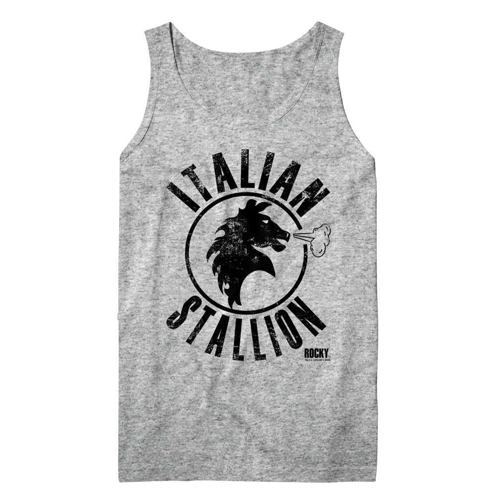 ROCKY-STALLION-GRAY HEATHER ADULT TANK