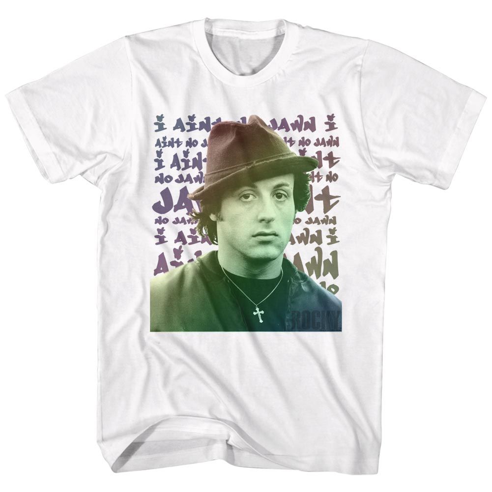 ROCKY-JAWN-WHITE ADULT S/S TSHIRT