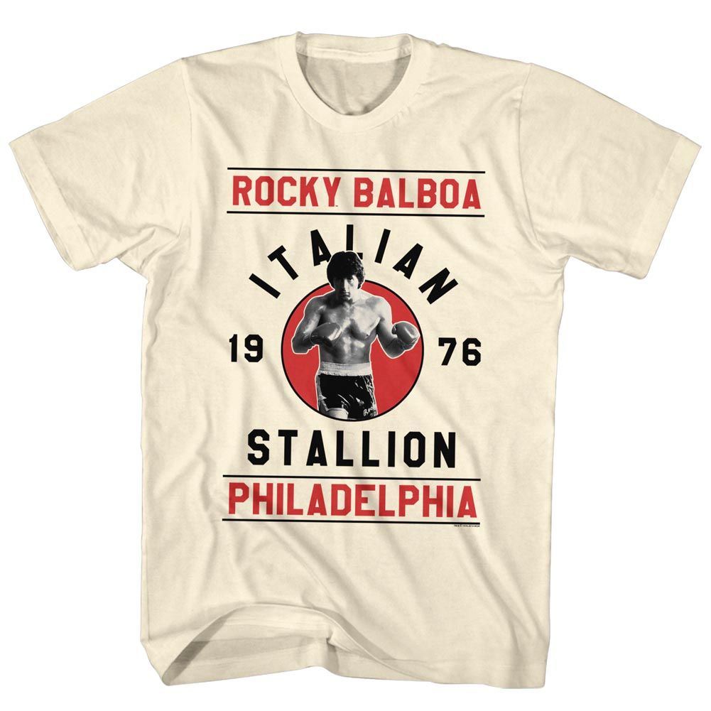 ROCKY-ROCKY BALBOA-NATURAL ADULT S/S TSHIRT
