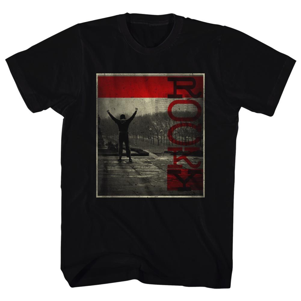 ROCKY-FADED-BLACK ADULT S/S TSHIRT