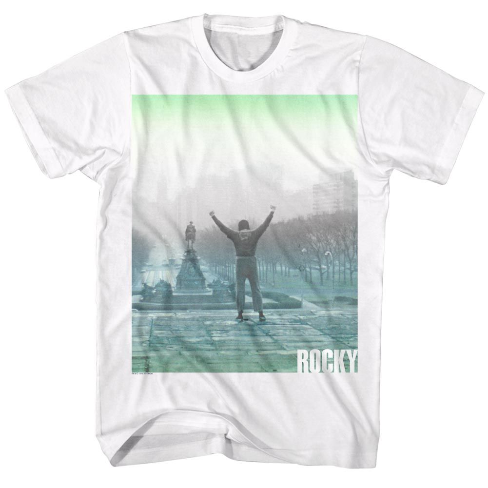 ROCKY-FADE-WHITE ADULT S/S TSHIRT