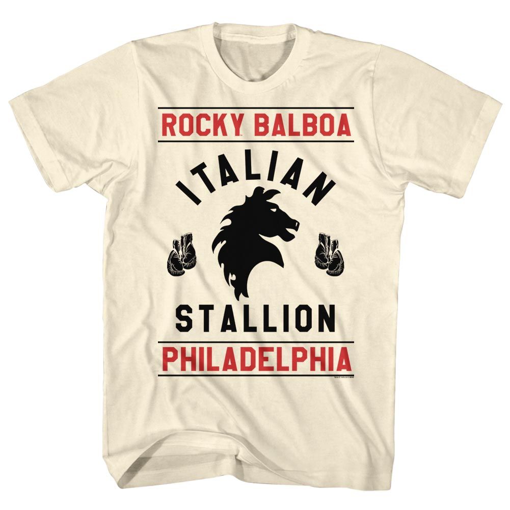 ROCKY-ROCKY GLOVES-NATURAL ADULT S/S TSHIRT