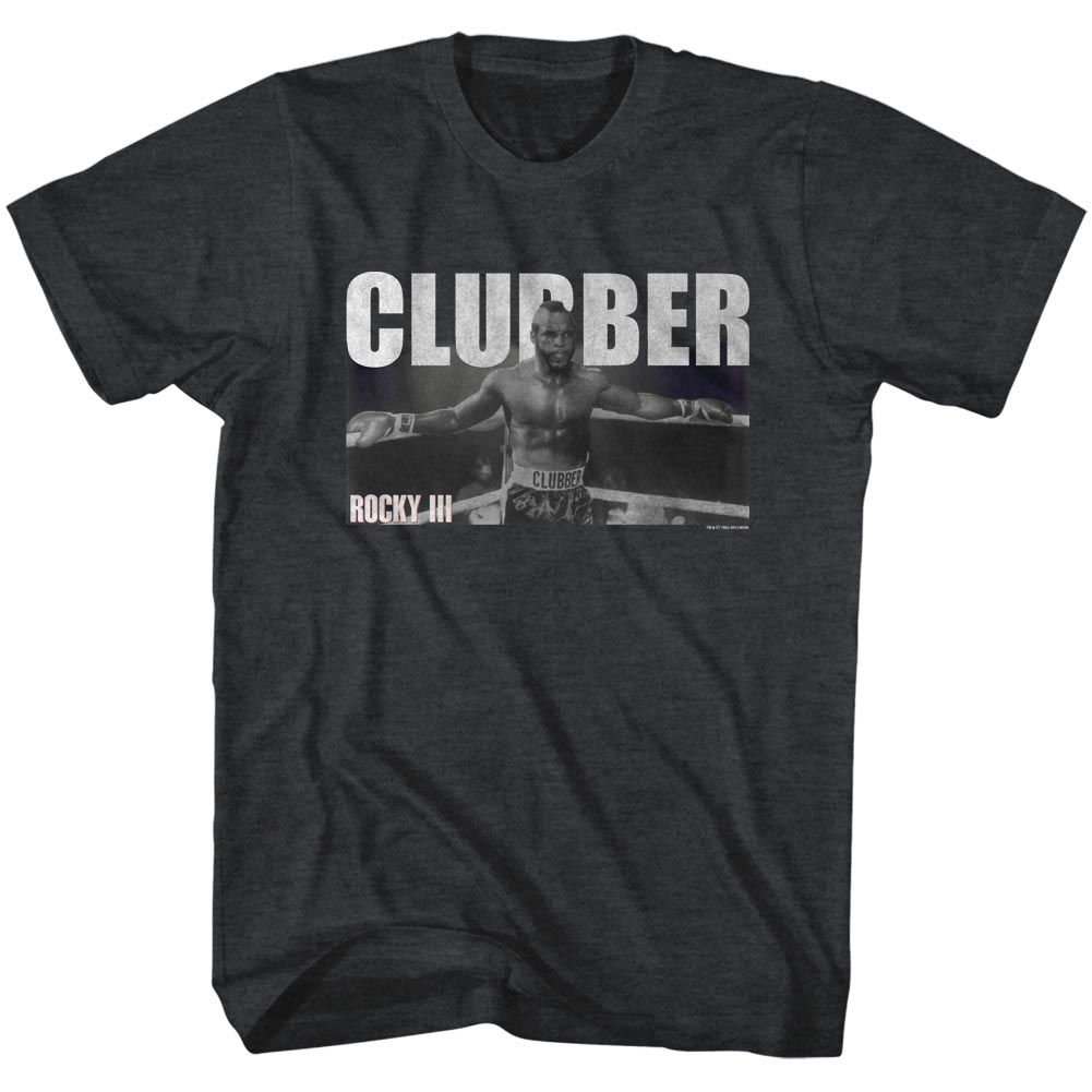 ROCKY-CLUBBER-BLACK HEATHER ADULT S/S TSHIRT