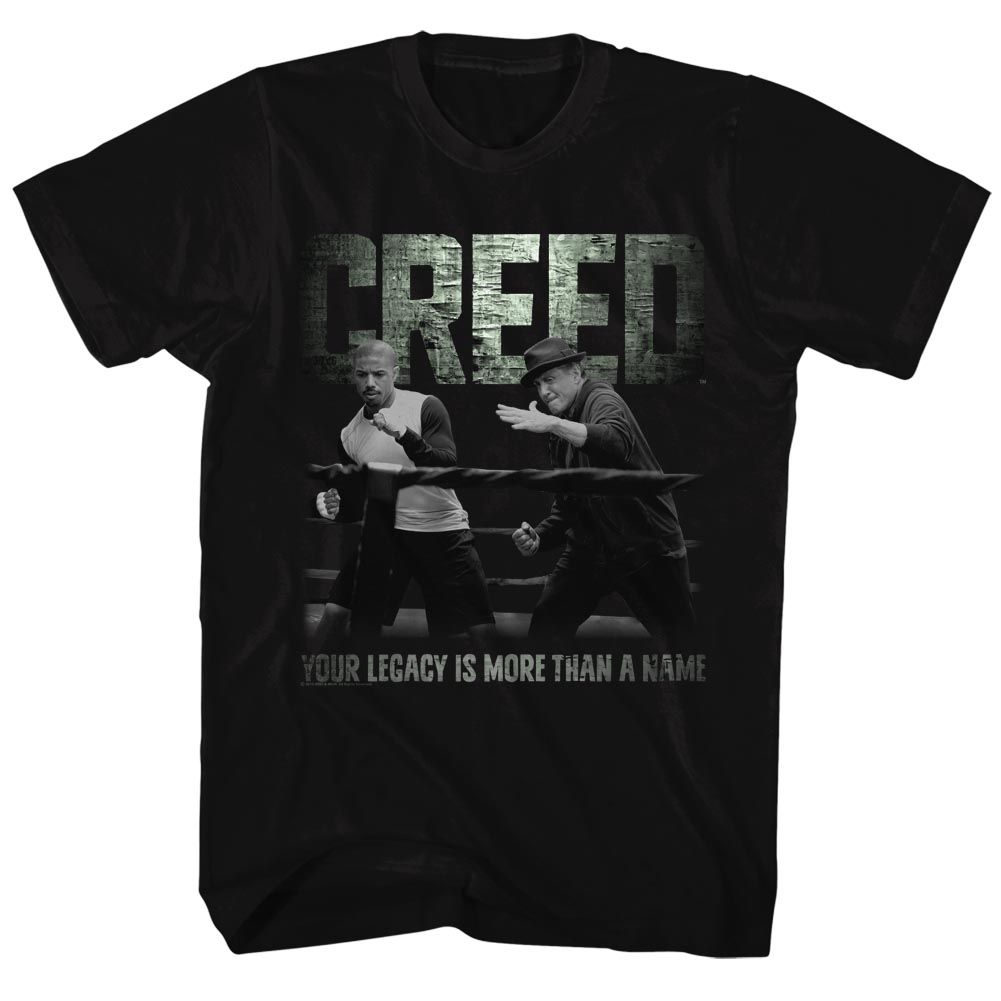 ROCKY-EMBRACE THE LEGACY-BLACK ADULT S/S TSHIRT