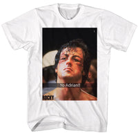 Thumbnail for ROCKY-YO ADRIAN SNAP-WHITE ADULT S/S TSHIRT