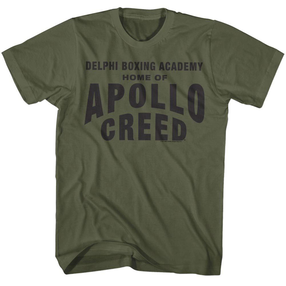 ROCKY-APOLLO HOME-MILITARY GREEN ADULT S/S TSHIRT