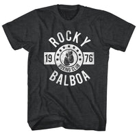 Thumbnail for ROCKY-BOXING CLUB-BLACK HEATHER ADULT S/S TSHIRT