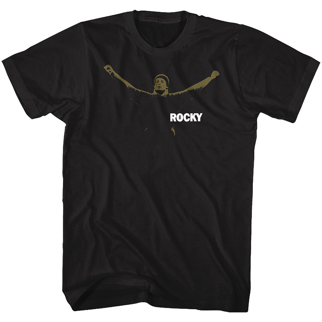 ROCKY-RUNNING-BLACK ADULT S/S TSHIRT