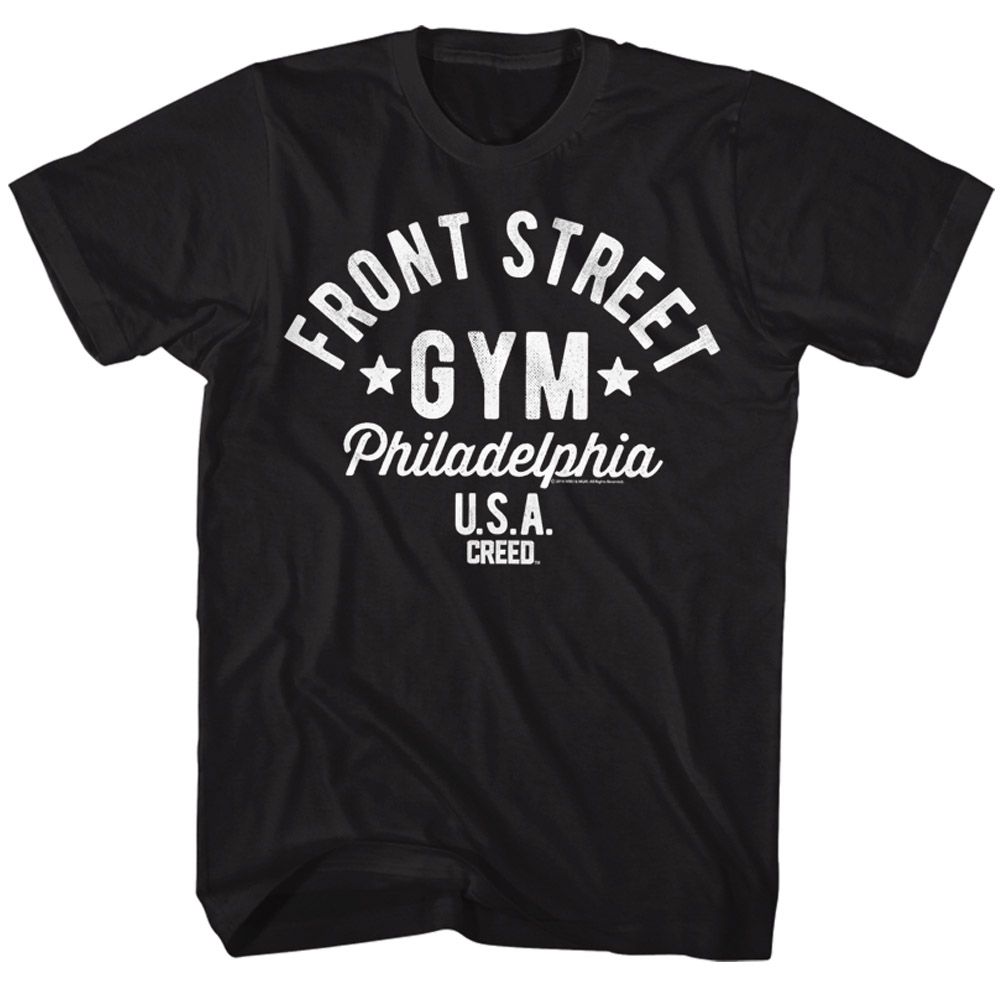 ROCKY-FRONT STREET-BLACK ADULT S/S TSHIRT