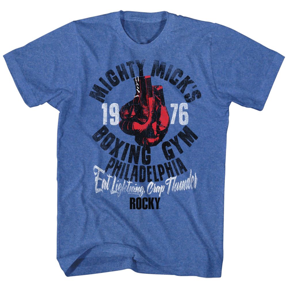 ROCKY-MICKS GYM-ROYAL HEATHER ADULT S/S TSHIRT