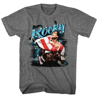 Thumbnail for ROCKY-AIRBRUSH-GRAPHITE HEATHER ADULT S/S TSHIRT