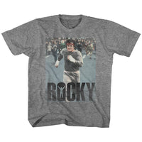 Thumbnail for ROCKY-AM DOING A RUN-GRAPHITE HEATHER TODDLER S/S TSHIRT