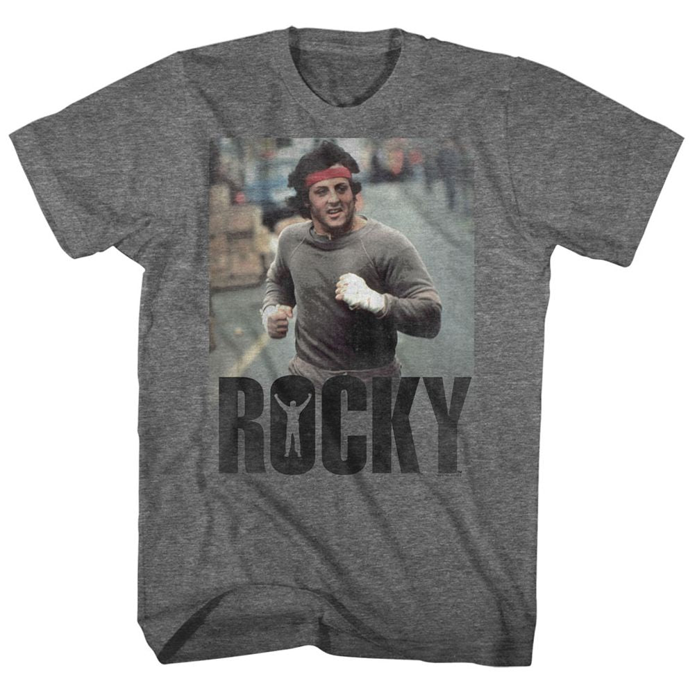 ROCKY-RUN ROCKY-GRAPHITE HEATHER ADULT S/S TSHIRT