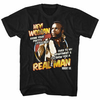 Thumbnail for ROCKY-HEY WOMAN-BLACK ADULT S/S TSHIRT