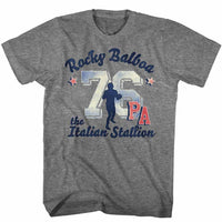 Thumbnail for ROCKY-ATHLETIC 76-GRAPHITE HEATHER ADULT S/S TSHIRT
