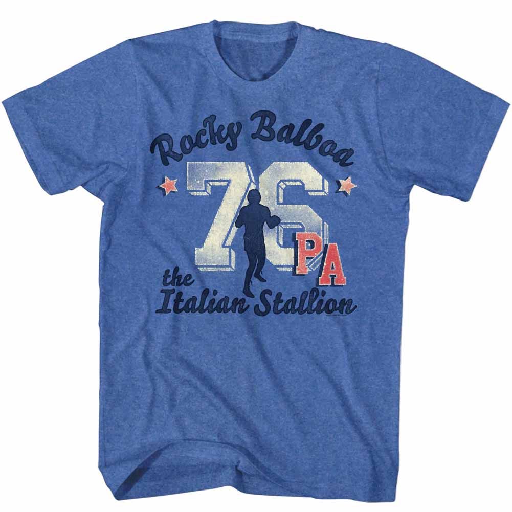 ROCKY-ATH 76 TAKE 2-ROYAL HEATHER ADULT S/S TSHIRT