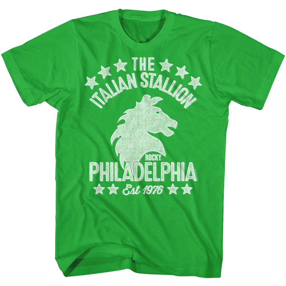 ROCKY-WHITE STALLIONISH-KELLY ADULT S/S TSHIRT