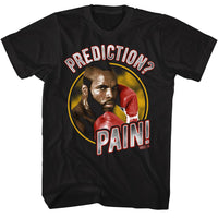 Thumbnail for ROCKY-PAIN PREDICTION-BLACK ADULT S/S TSHIRT