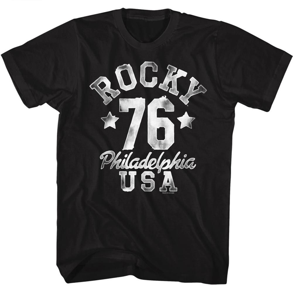 ROCKY-SPLOTCH-BLACK ADULT S/S TSHIRT