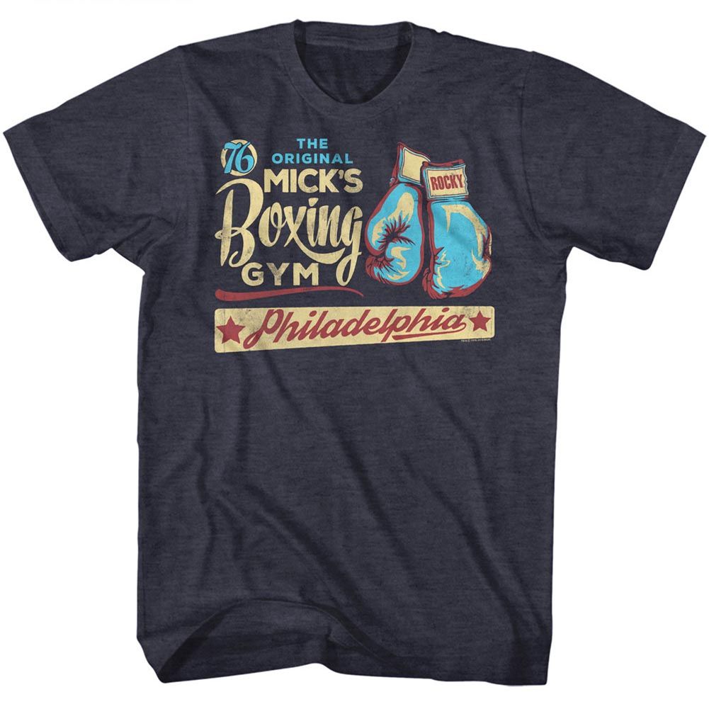 ROCKY-JUST BEAT IT-NAVY HEATHER ADULT S/S TSHIRT