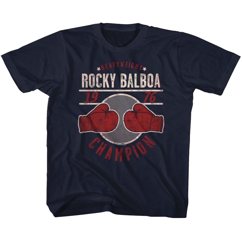 ROCKY-CHAMP76-NAVY TODDLER S/S TSHIRT