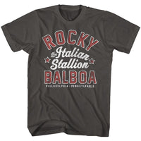 Thumbnail for ROCKY-THE ITALIAN STALLION-SMOKE ADULT S/S TSHIRT