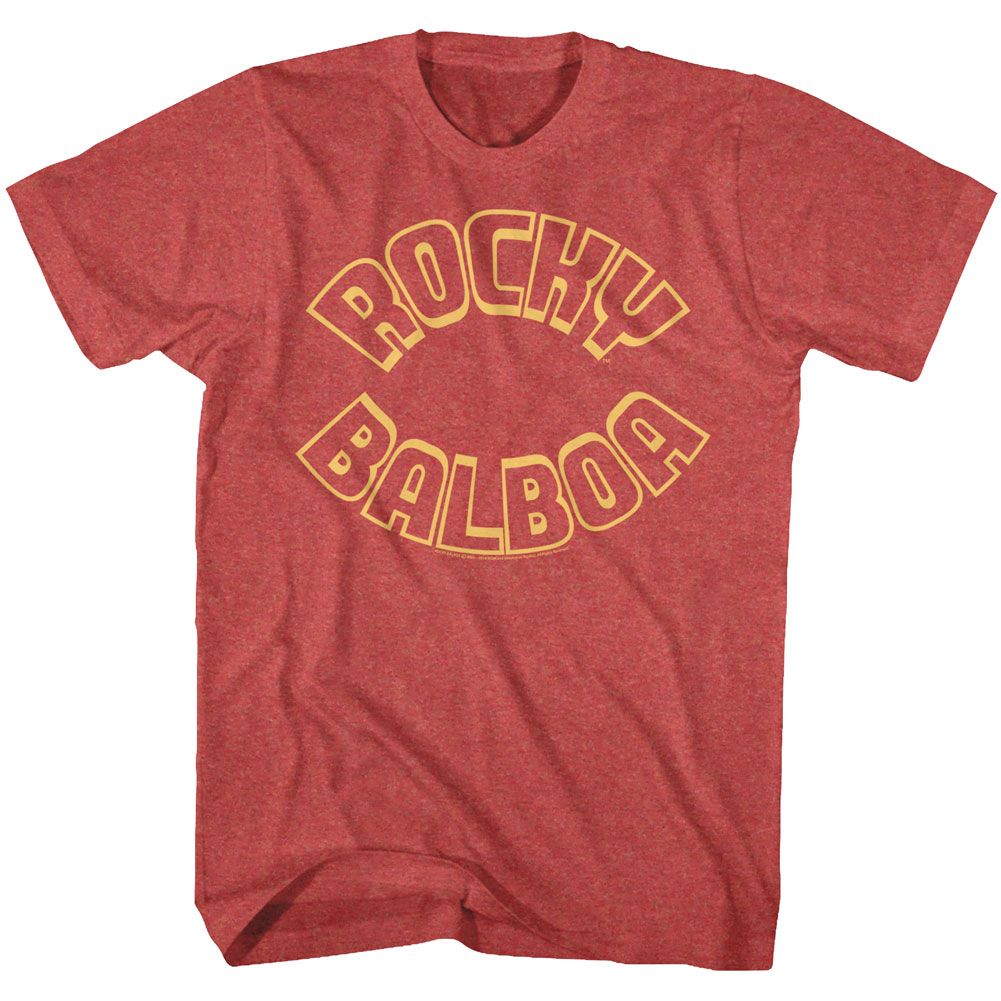 ROCKY-R BALBOA-RED HEATHER ADULT S/S TSHIRT