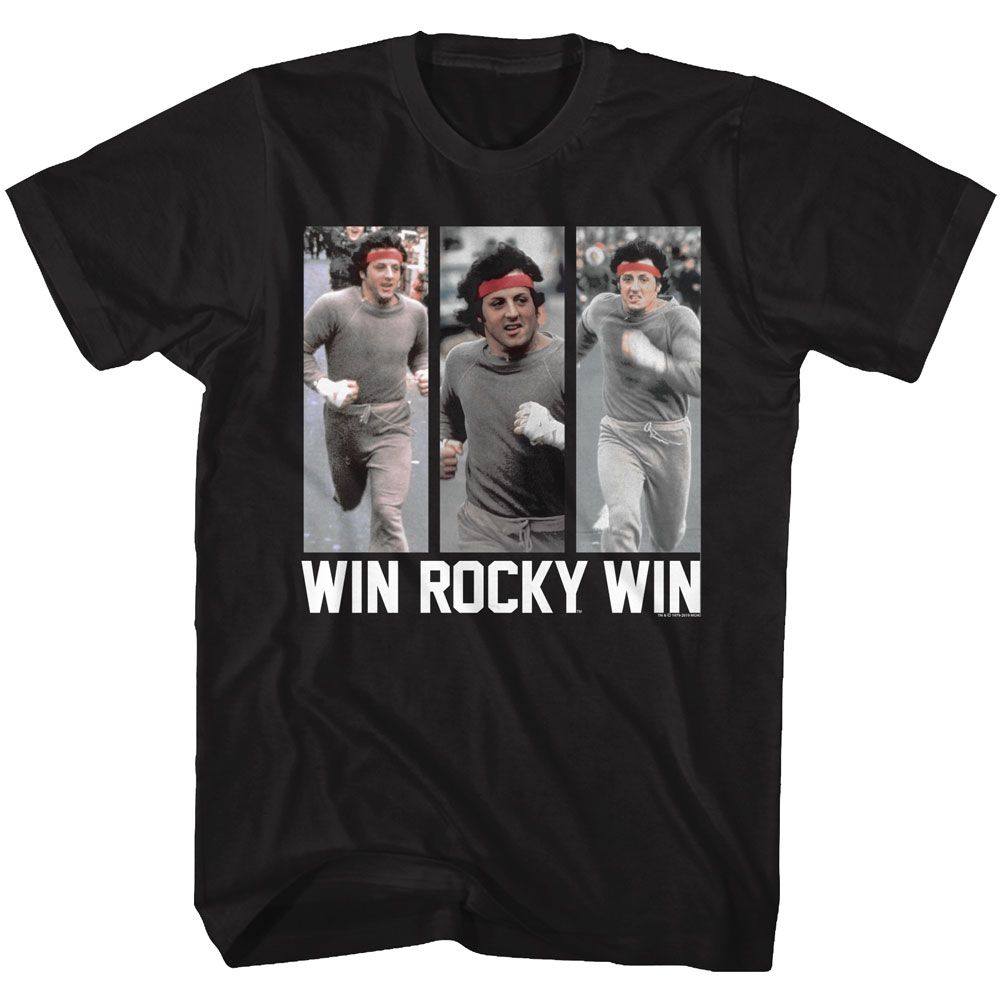 ROCKY-RUN ROCKY RUN-BLACK ADULT S/S TSHIRT