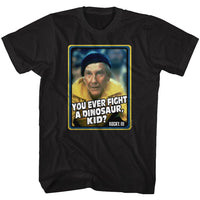 Thumbnail for ROCKY-DINOSAUR-BLACK ADULT S/S TSHIRT