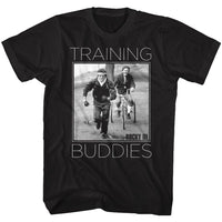 Thumbnail for ROCKY-TRAINING BUDDIES-BLACK ADULT S/S TSHIRT