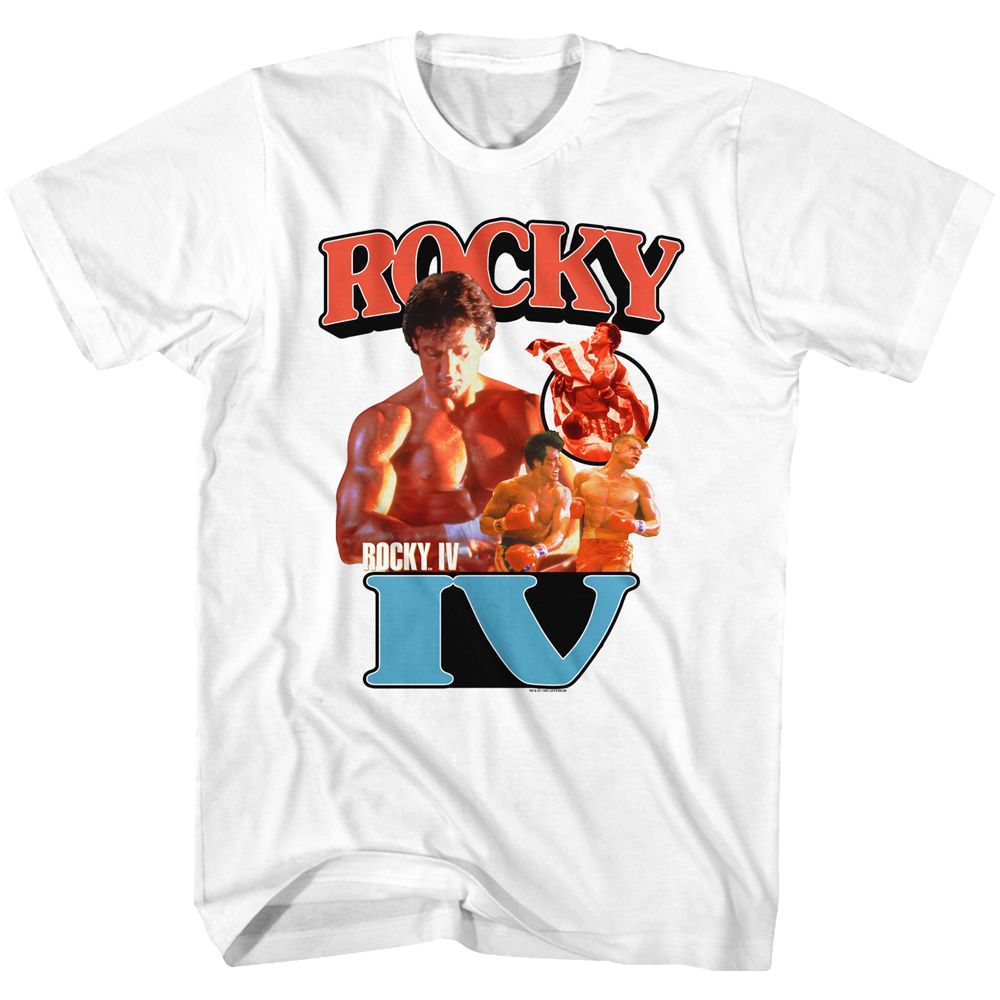 ROCKY-ORANGEY-WHITE ADULT S/S TSHIRT