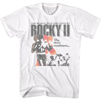 Thumbnail for ROCKY-ROCKY II POSTER-WHITE ADULT S/S TSHIRT